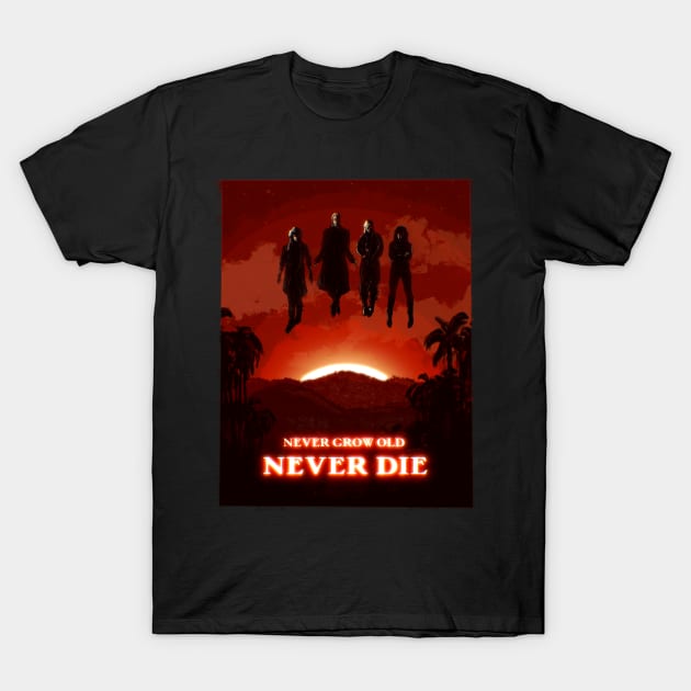 Never Grow Old T-Shirt by LVBart